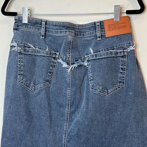 Princess Polly Lune Denim Maxi Skirt Size 6 - Picture 6 of 8